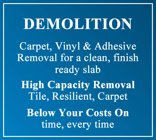 Floor Demolition & High Capacity Removal Services